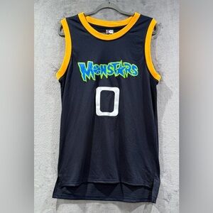 Monstars #0 Alien SPACE JAM Basketball Jersey Looney Tunes Squad Size Small